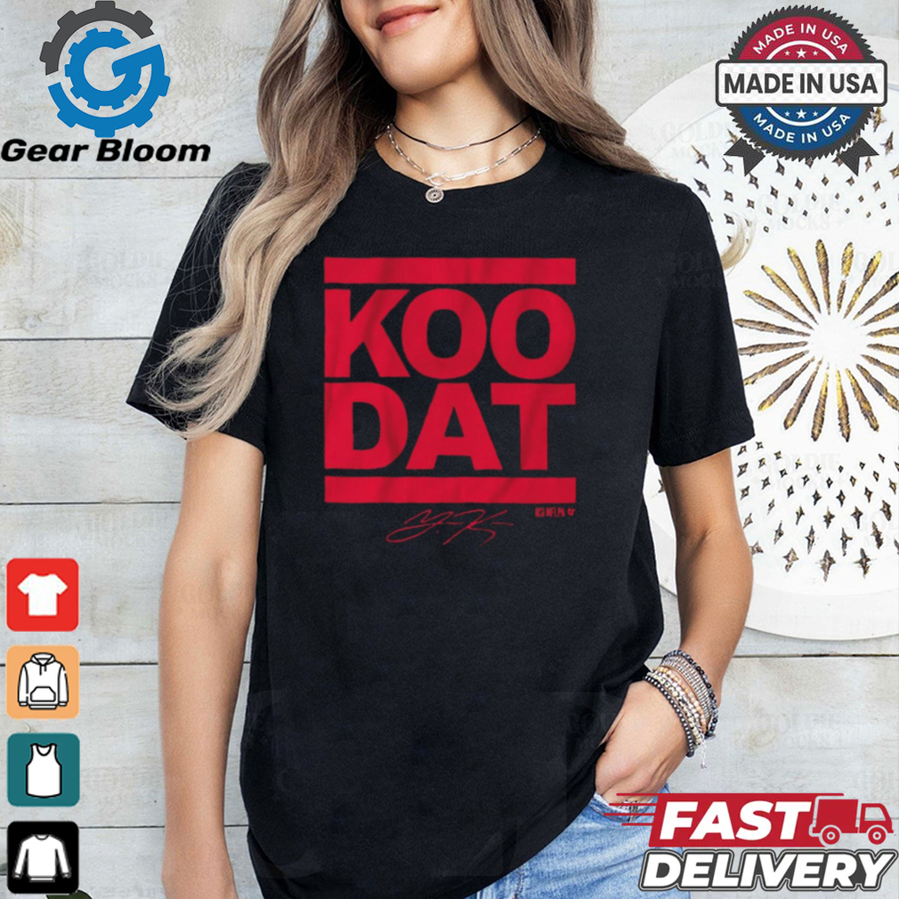 Younghoe Koo Koo Dat Atlanta Falcons Signature t shirt Younghoe Koo Koo Dat Atlanta Falcons Signature t shirt