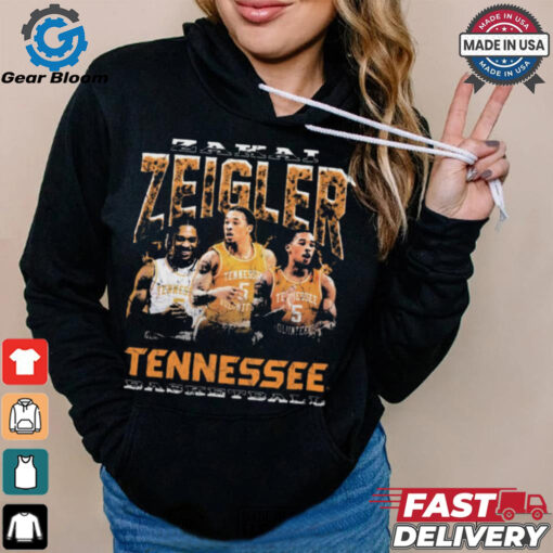 Zakai Zeigler Tennessee Volunteers Basketball 90s Graphic NCAA 2024 t shirt