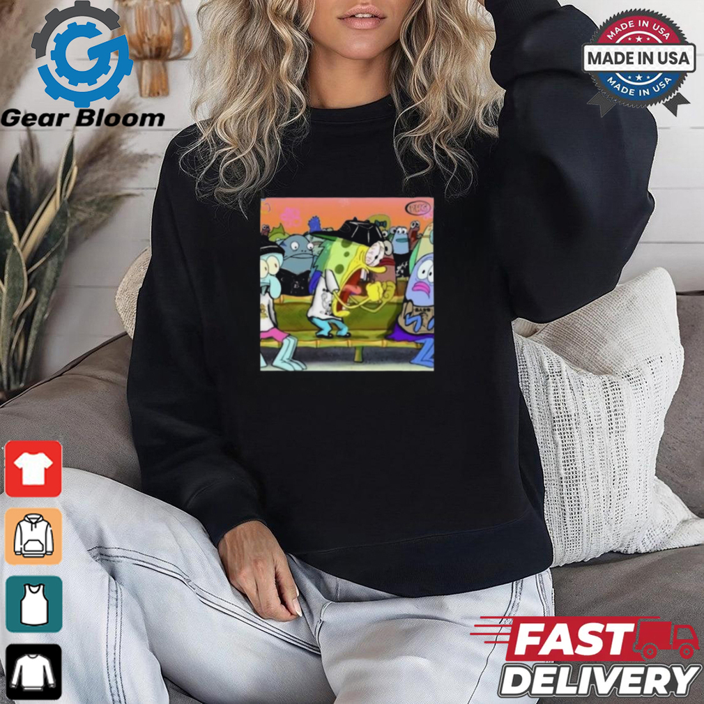 Zaynah Bear Wearing Pwc Spongebob Shirt Zaynah Bear Wearing Pwc Spongebob Shirt