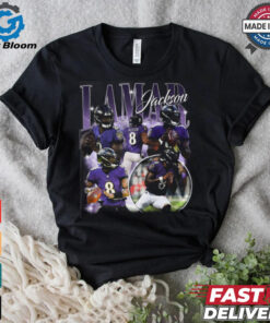 intage 90s Graphic Style Lamar Jackson shirt