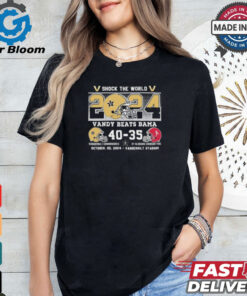 Vanderbilt Beats Alabama Shock The World Shirt0