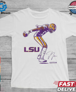 Lsu Football Justin Jefferson Superstar Pose Shirt