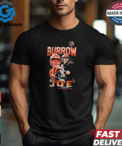 Official Joe Burrow NFL 2024 Cincinnati Bengals Live in Concert Player Graphic t shirt1