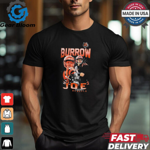 Official Joe Burrow NFL 2024 Cincinnati Bengals Live in Concert Player Graphic t shirt