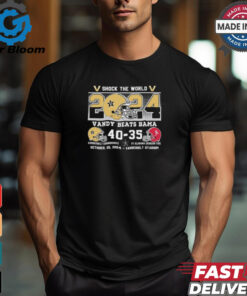 Vanderbilt Beats Alabama Shock The World Shirt1