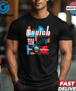 New York Giants vs Carolina Panthers International Games Munich 2024 NFL logo shirt1