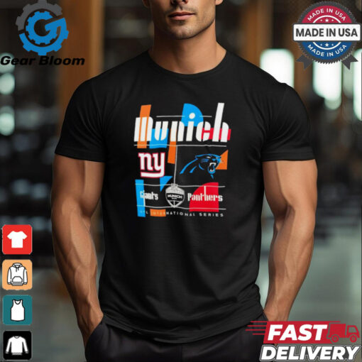 New York Giants vs Carolina Panthers International Games Munich 2024 NFL logo shirt