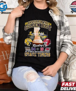 2024 Battle For The Golden Boot Rivalry Lsu Tigers 34 10 Arkansas Final Score Shirt