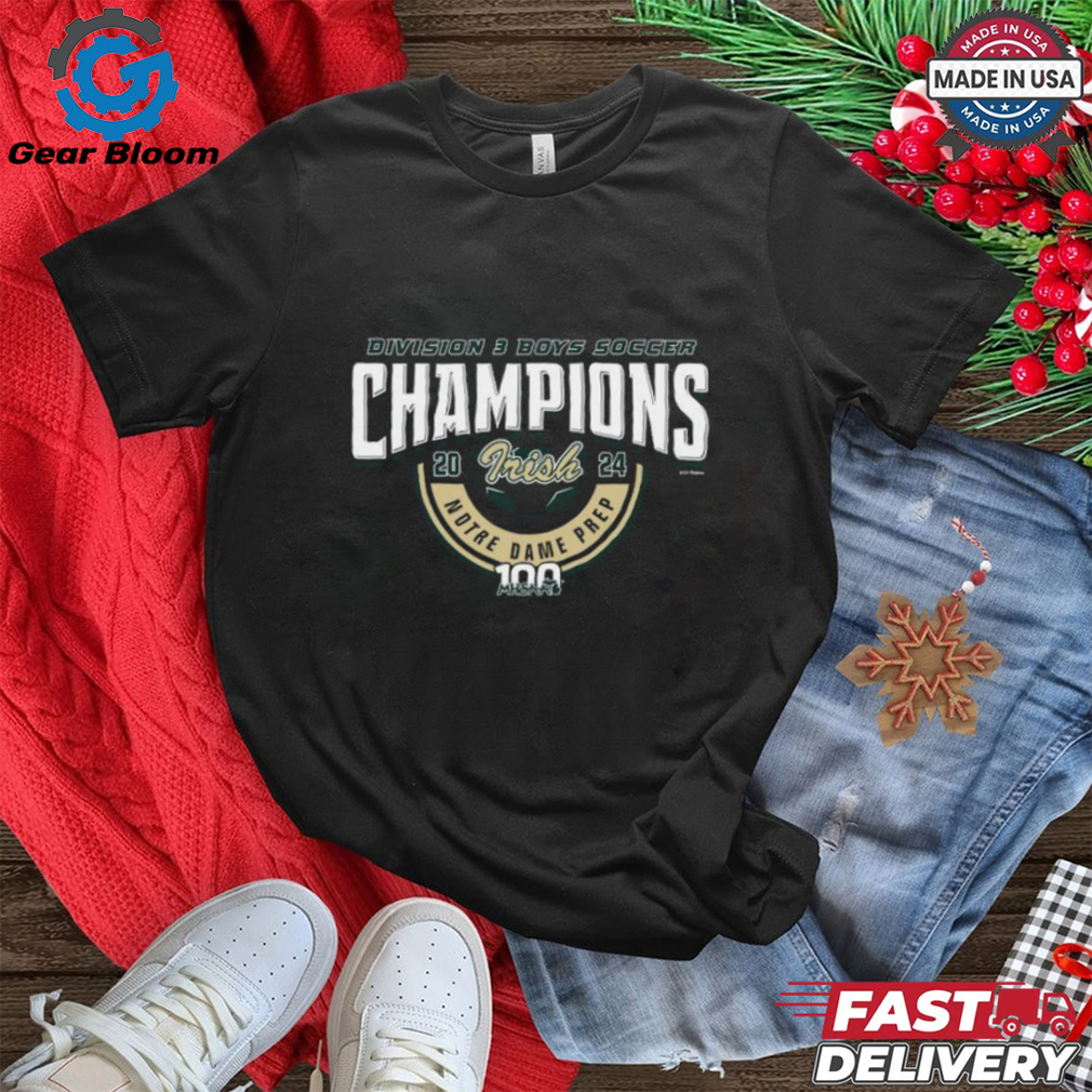 2024 MHSAA Boys Soccer D3 Champions Notre Dame Prep T Shirt 2024 MHSAA Boys Soccer D3 Champions Notre Dame Prep T Shirt