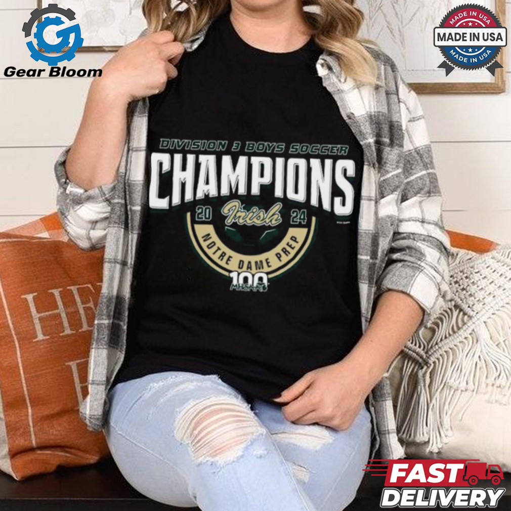 2024 MHSAA Boys Soccer D3 Champions Notre Dame Prep T Shirt 2024 MHSAA Boys Soccer D3 Champions Notre Dame Prep T Shirt
