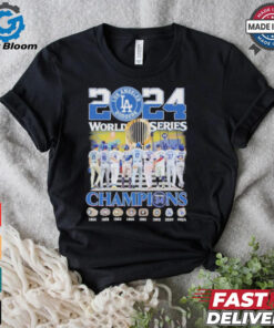 2024 World Series Champions LA Dodgers X Players Walking Shirt