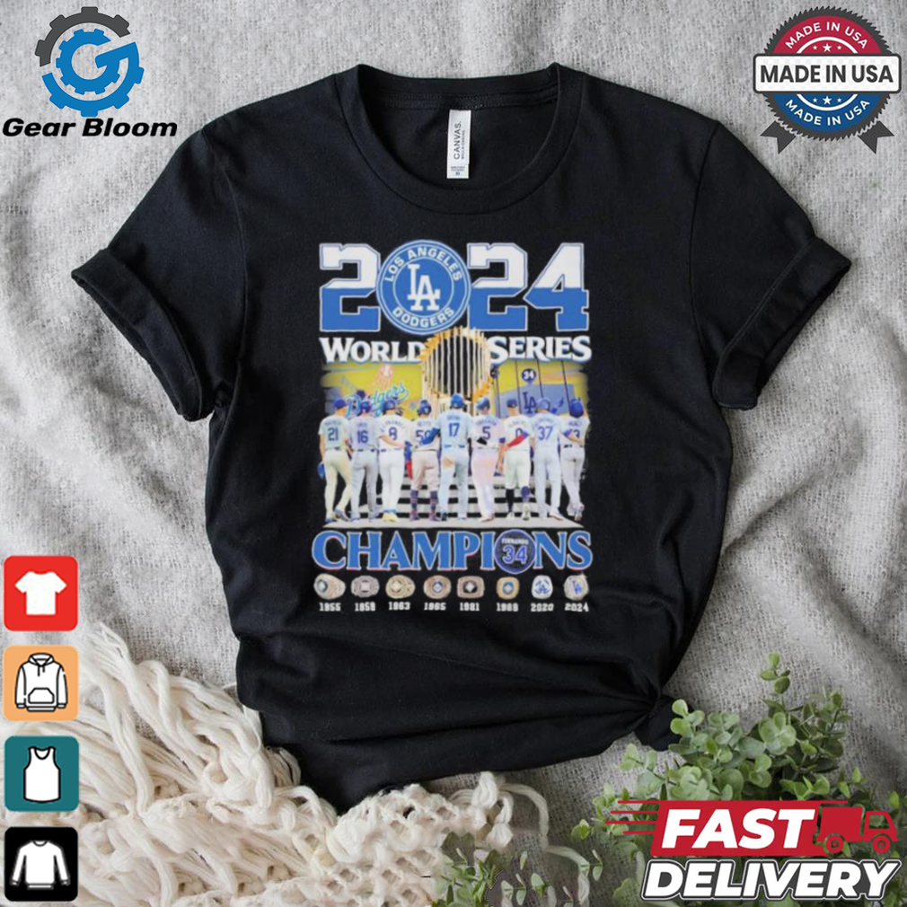 2024 World Series Champions LA Dodgers X Players Walking Shirt 2024 World Series Champions LA Dodgers X Players Walking Shirt