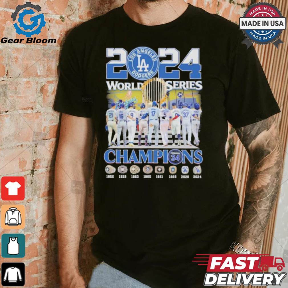 2024 World Series Champions LA Dodgers X Players Walking Shirt 2024 World Series Champions LA Dodgers X Players Walking Shirt