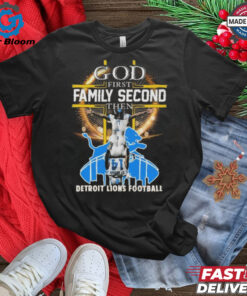 Amon ra St. Brown x God First Family Second Then Detroit Lions Football 2024 Shirt
