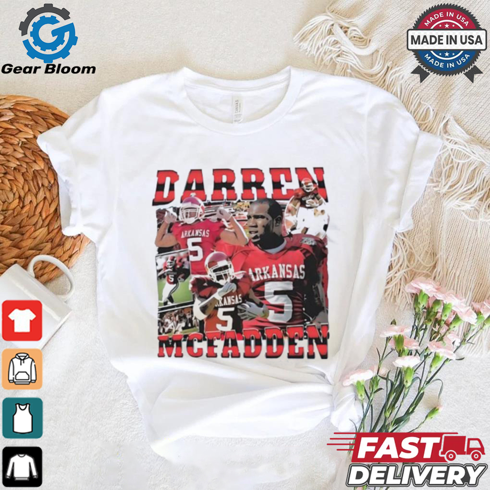 Arkansas Razorbacks Darren McFadden graphic shirt Arkansas Razorbacks Darren McFadden graphic shirt