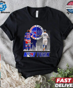 Artemi Panarin and Aaron Judge New York signatures shirt