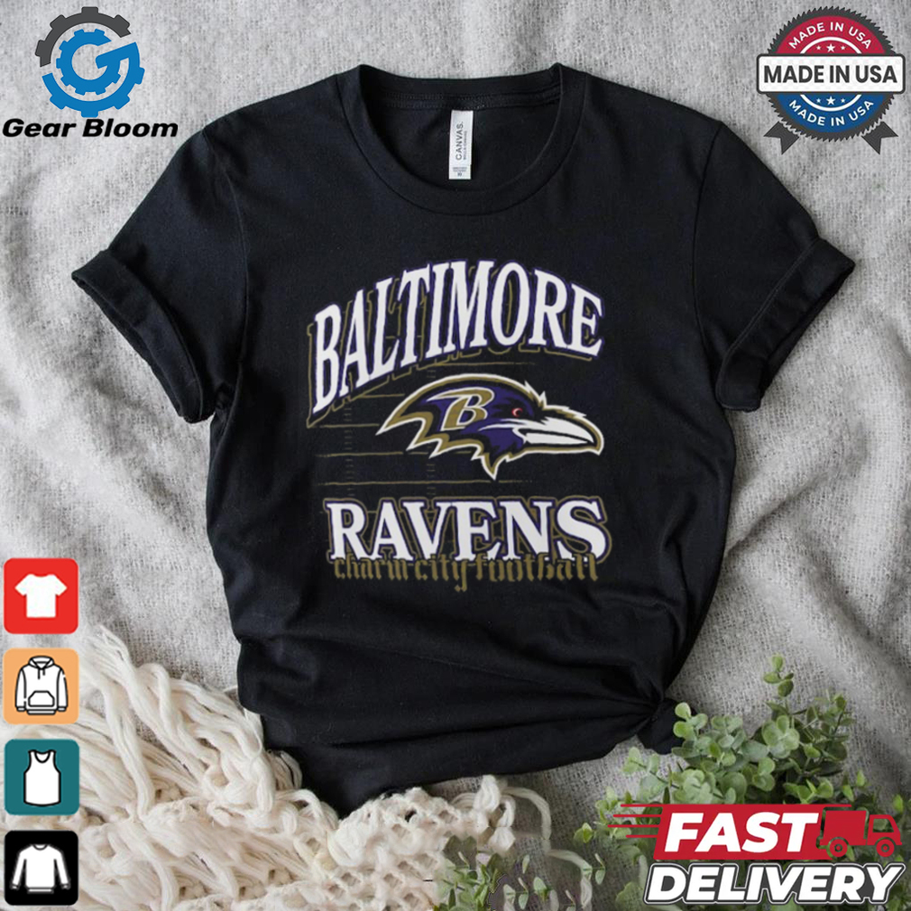 Baltimore Ravens Gridiron Charm City Football T Shirt Baltimore Ravens Gridiron Charm City Football T Shirt