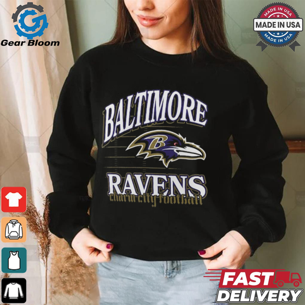 Baltimore Ravens Gridiron Charm City Football T Shirt Baltimore Ravens Gridiron Charm City Football T Shirt