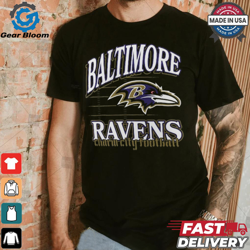 Baltimore Ravens Gridiron Charm City Football T Shirt Baltimore Ravens Gridiron Charm City Football T Shirt