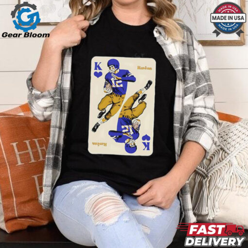 Baltimore Ravens King of Hearts k card card shirt