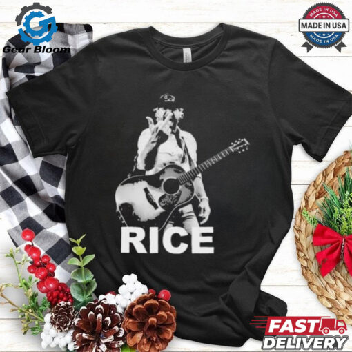 Chase Rice Bird Middle Finger Guitar T shirt