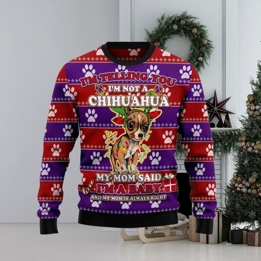 Chihuahua Baby Ugly Christmas Sweater, Chihuahua Loves Xmas, I’m Not A Chihuahua Ugly Sweater For Men & Women – Gift For Christmas, Chihuahua Lovers Chihuahua Baby Ugly Christmas Sweater, Chihuahua Loves Xmas, I’m Not A Chihuahua Ugly Sweater For Men & Women – Gift For Christmas, Chihuahua Lovers