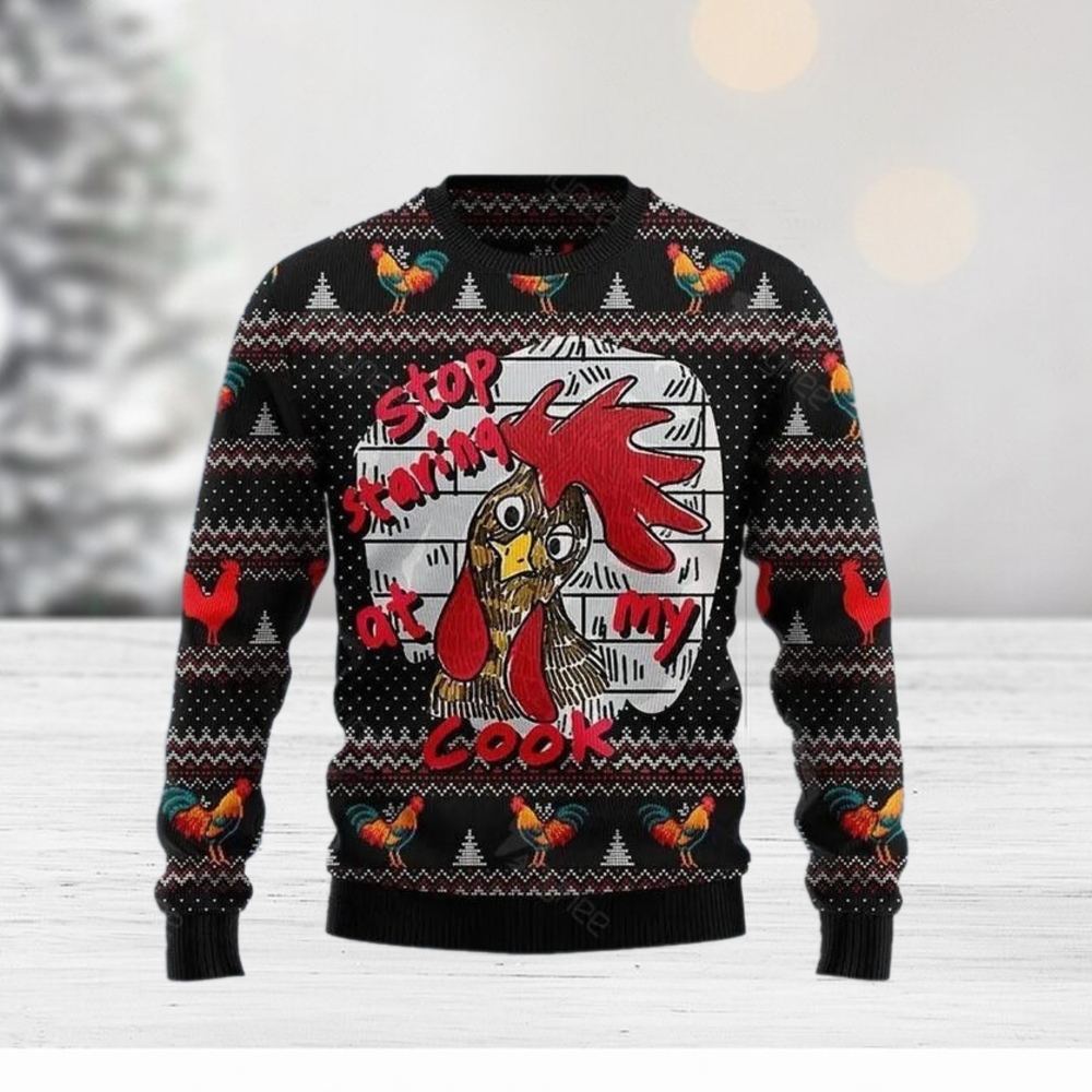 Christmas Chicken Ugly Sweater Christmas Chicken Ugly Sweater