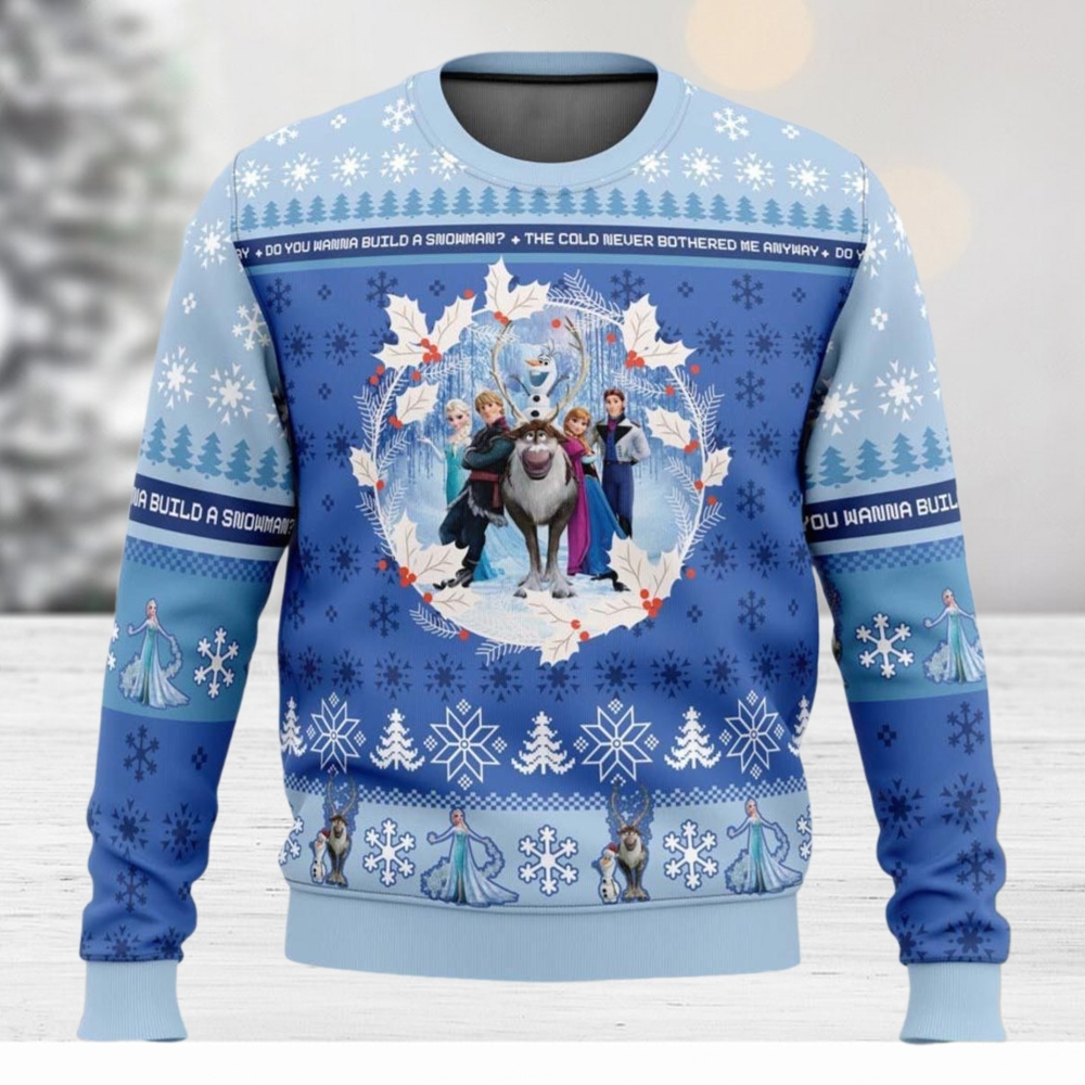 Christmas Frozen Ugly Sweater, Disney Princess Women Sweater, Christmas Elsa Sweatshirt, Disney Family Holiday Sweater, Gift For Fan Christmas Frozen Ugly Sweater, Disney Princess Women Sweater, Christmas Elsa Sweatshirt, Disney Family Holiday Sweater, Gift For Fan