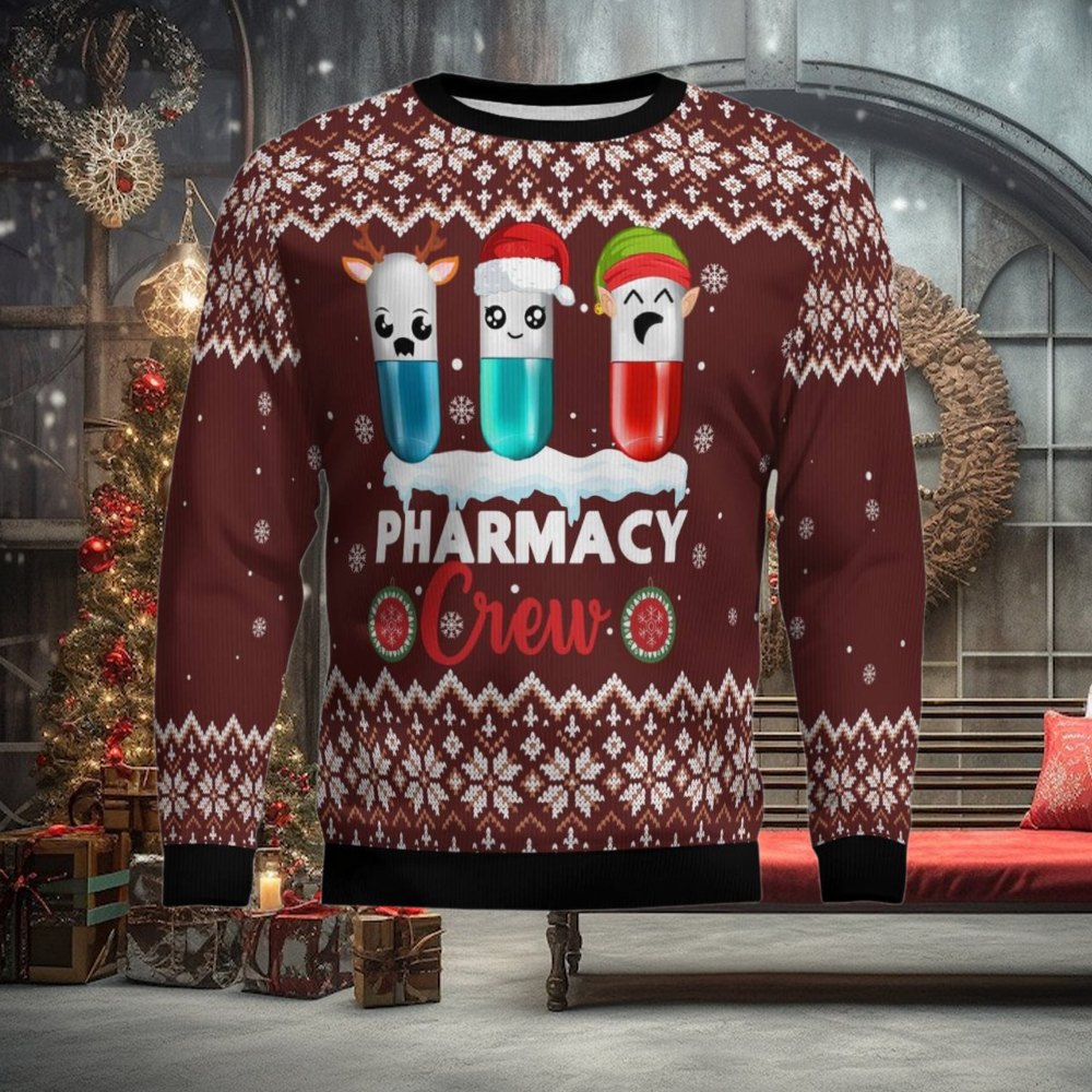Christmas Pharmacy Crew Ugly Christmas Sweater Christmas Pharmacy Crew Ugly Christmas Sweater