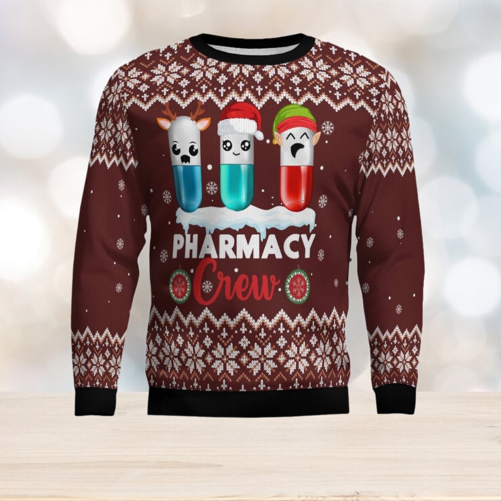 Christmas Pharmacy Crew Ugly Christmas Sweater Christmas Pharmacy Crew Ugly Christmas Sweater
