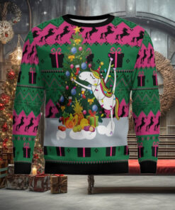 Christmas Tree Unicorn Ugly Christmas Sweater