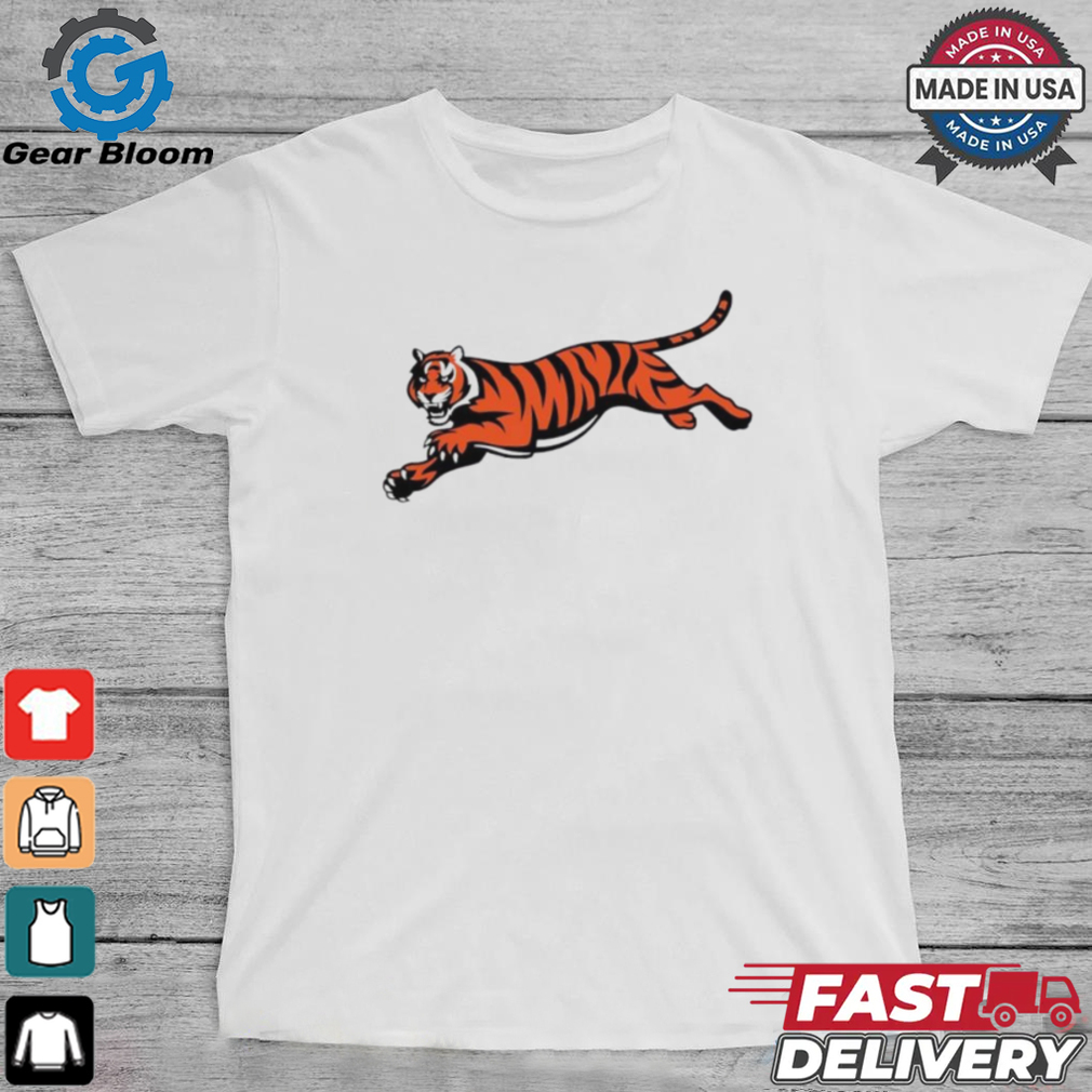 Cincinnati Bengals happy National cat day tiger Mascot shirt Cincinnati Bengals happy National cat day tiger Mascot shirt