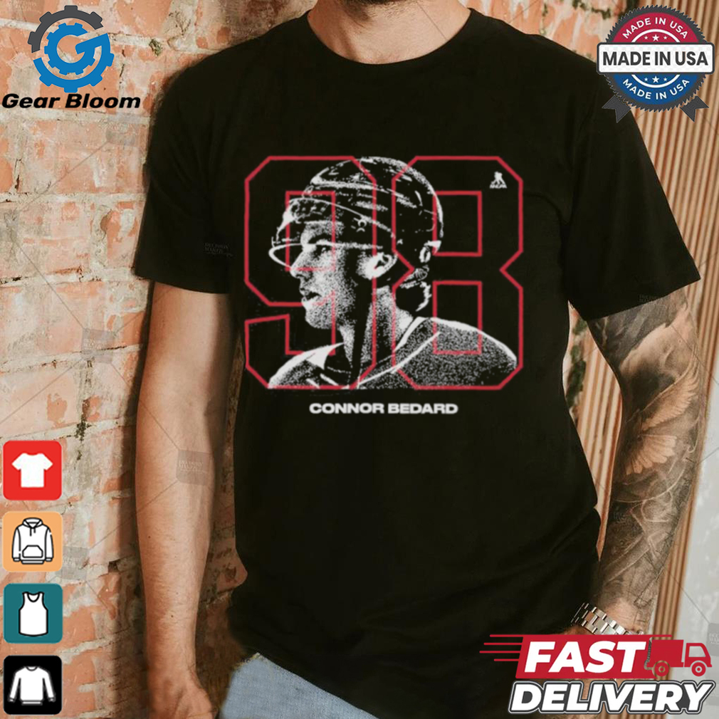 Connor Bedard Chicago Blackhawks Overlay Shirt Connor Bedard Chicago Blackhawks Overlay Shirt