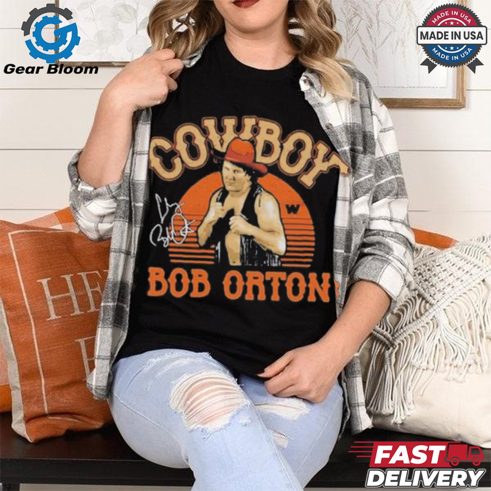 Cowboy Bob Orton Retro T shirt Cowboy Bob Orton Retro T shirt