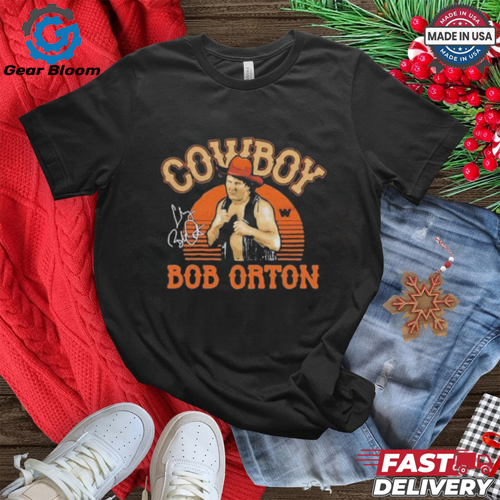 Cowboy Bob Orton Retro T shirt Cowboy Bob Orton Retro T shirt