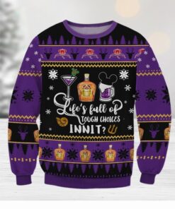 Crown Royal Life Choices Ugly Sweater