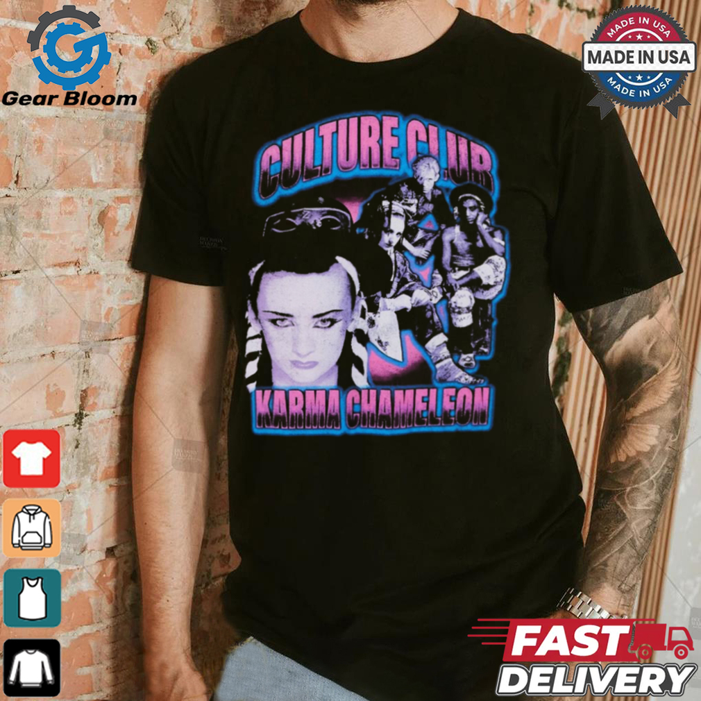 Culture Club Karma Chameleon Relaxed Fit Girls T Shirt Culture Club Karma Chameleon Relaxed Fit Girls T Shirt