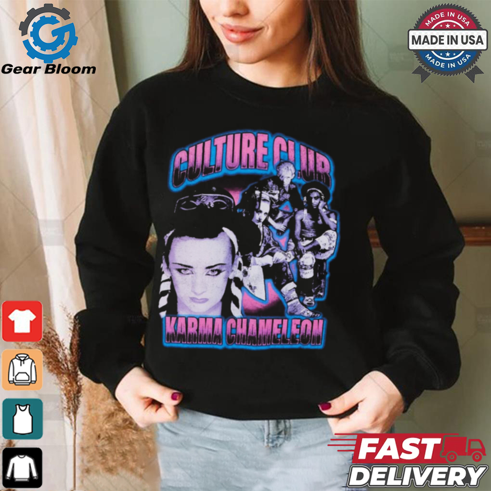Culture Club Karma Chameleon Relaxed Fit Girls T Shirt Culture Club Karma Chameleon Relaxed Fit Girls T Shirt