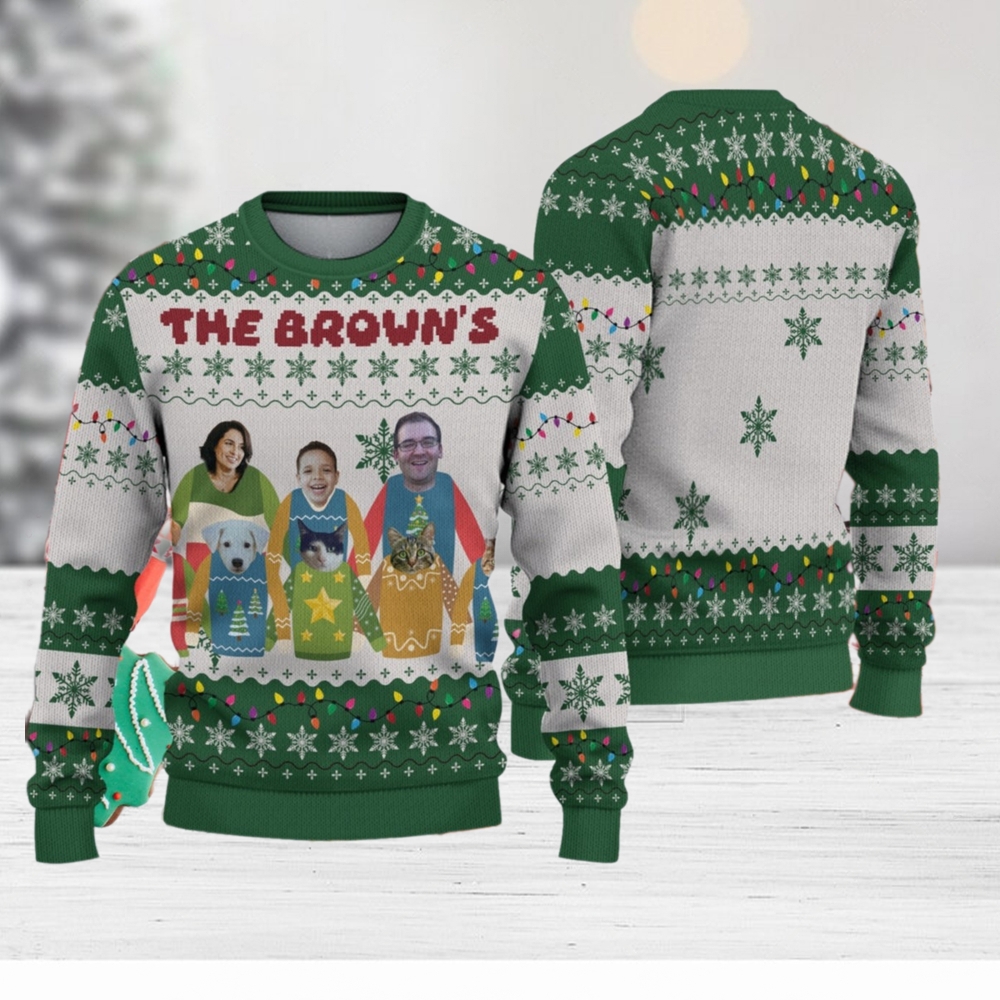 Custom Face Christmas Family Xmas Leds, Personalized Family Photo Ugly Sweater Custom Face Christmas Family Xmas Leds, Personalized Family Photo Ugly Sweater