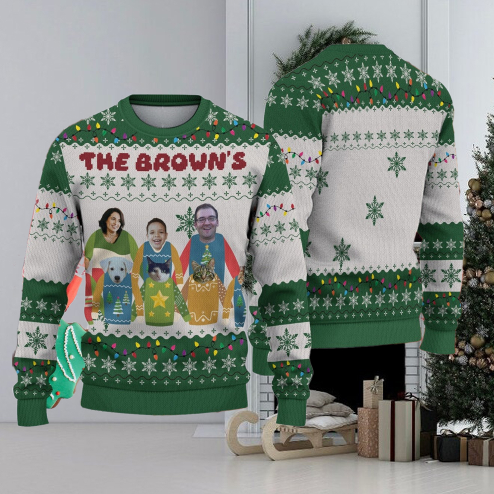 Custom Face Christmas Family Xmas Leds, Personalized Family Photo Ugly Sweater Custom Face Christmas Family Xmas Leds, Personalized Family Photo Ugly Sweater