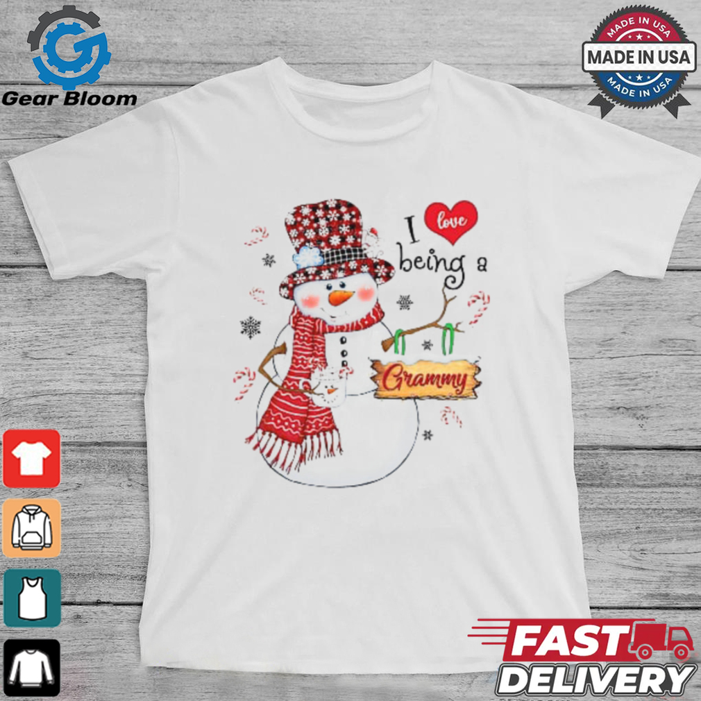Cute I Love Being A Grammy Snowman Retro Snowflake Candy Merry Christmas And Happy New Year T Shirt Cute I Love Being A Grammy Snowman Retro Snowflake Candy Merry Christmas And Happy New Year T Shirt