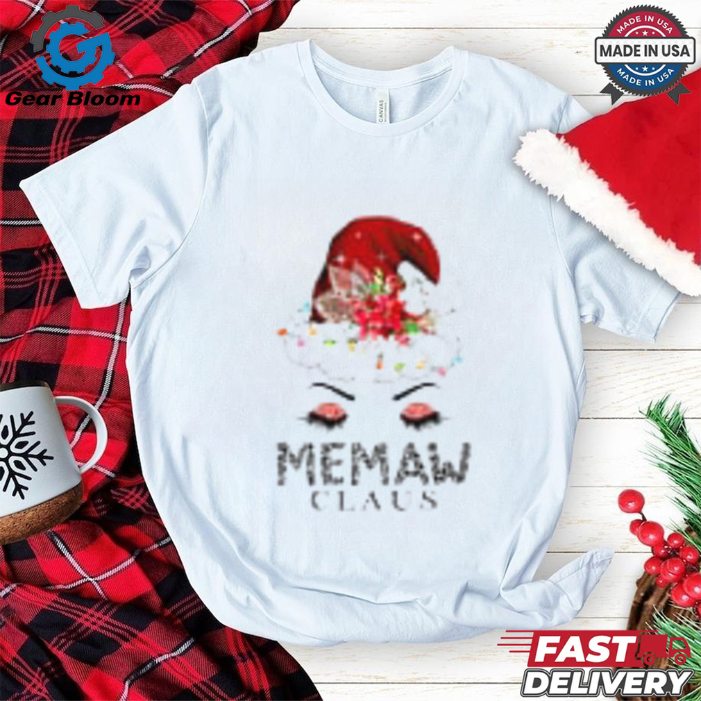 Cute Memaw Claus Retro Santa Claus Happy Merry Christmas T Shirt Cute Memaw Claus Retro Santa Claus Happy Merry Christmas T Shirt