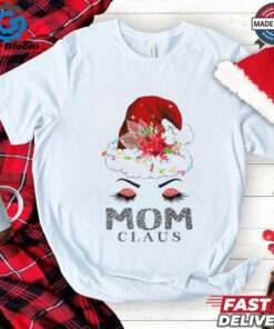 Cute Mom Claus Retro Santa Claus Happy Merry Christmas T Shirt