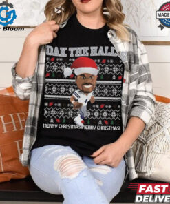 Dallas Cowboy Football Dak The Halls Merry Christmas Ugly 2024 Shirt