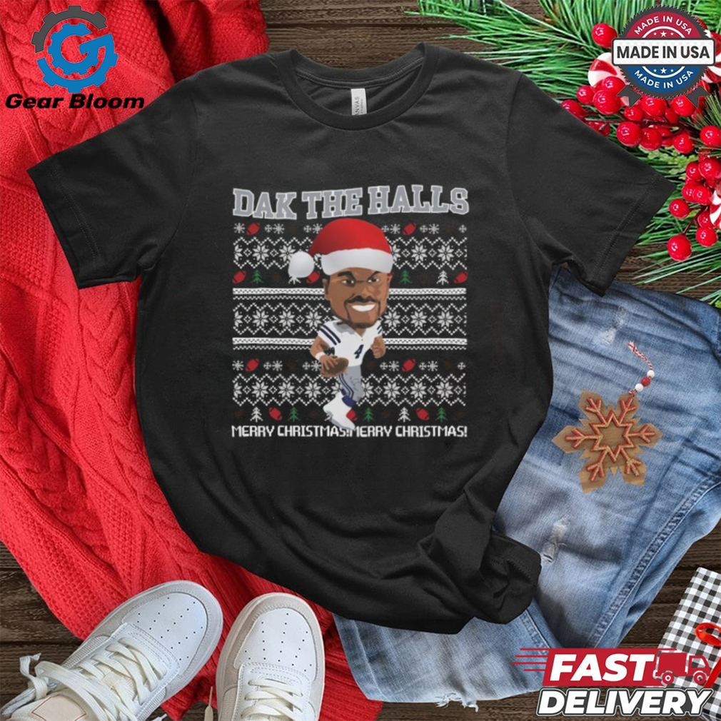 Dallas Cowboy Football Dak The Halls Merry Christmas Ugly 2024 Shirt Dallas Cowboy Football Dak The Halls Merry Christmas Ugly 2024 Shirt