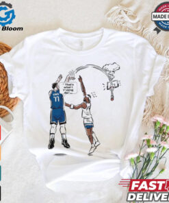 Dallas Mavericks NBA Luka Dončić That’s What I Fucking Do Painting t shirt