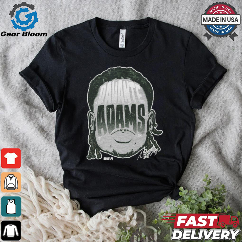 Davante Adams New York Jets Player Silhouette Shirt Davante Adams New York Jets Player Silhouette Shirt