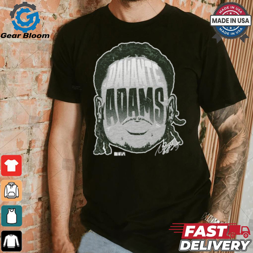 Davante Adams New York Jets Player Silhouette Shirt Davante Adams New York Jets Player Silhouette Shirt