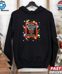 Dear Santa Chicago Bears Christmas Lights shirt