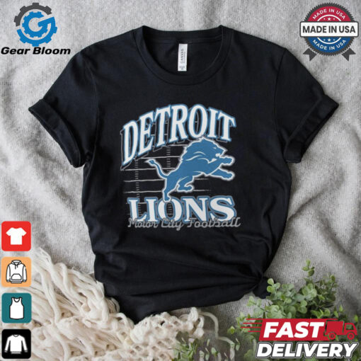 Detroit Lions Gridiron Motor City Football T Shirt